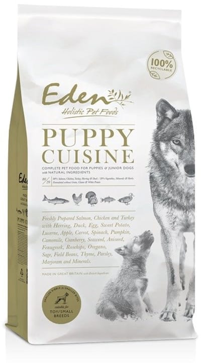 Eden Cuisine - Droogvoer voor Kleine Rassen - Puppy - Hoogwaardig Kip & Granen - Ondersteunt Groei - 6 kg