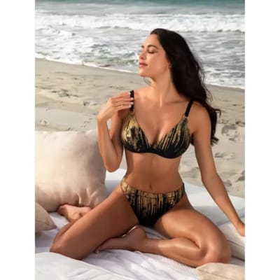 Lise Charmel bikini soutien- gorge triangle en slip Zwart FR 90C (EU 75C)