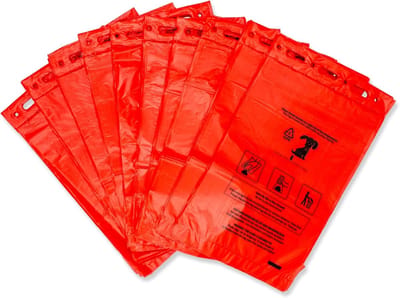 Hondenpoepzakjes 3000 stuks - Afvalzakken Honden - Netheid Buiten - Scheurvast Geurdicht - 21 x 315 cm - Rood