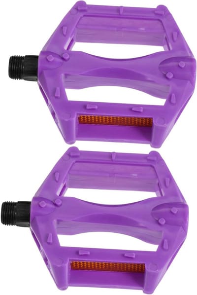 Fietspedalen Paar - Kinderpedalen Hometrainer - Veilig Fietsen - Antislip Ontwerp - 10.5x8x1.5cm - Paars