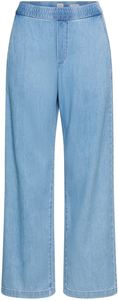 camel active Denim Broek van een katoenmix - Maat womenswear-28/30 - Lichtblauw