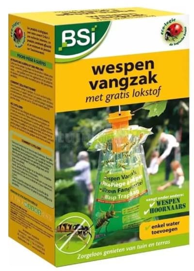 BSI Wasp Attract Wespenvangzak met gratis lokstof - Effectieve Insectenval - Met gratis cheatsheet