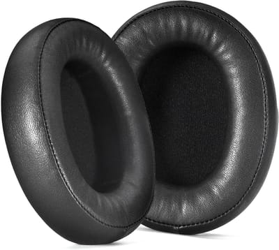 Vervangende Oorkussens voor HyperX Cloud Alpha/Cloud Alpha S - Kunstleren Oorkussens met Geluidisolatie en Geheugenfoam (Zwart)