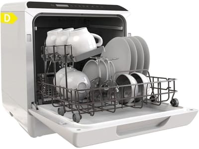REN® Mini Vaatwasser - Vaatwasser - Tafelvaatwasser - Wit - 43cm x 43cm x 46cm