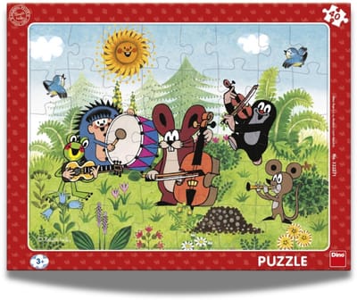 Krecik Dino Puzzel 21 Stukjes - Vriendjes van Krecik