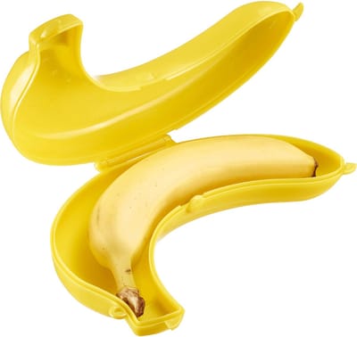 Westmark bananendoos – Praktische premium bananentrommel, Robuust & BPA–vrij, Perfecte bescherming voor onderweg – 235 x 139 x 52 mm
