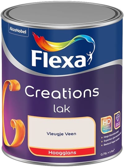 Flexa - Creations Lak Hoogglans - Vleugje Veen - Mengverf - 750 Ml