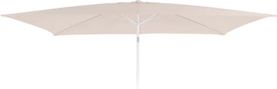 Vervangende hoes voor parasol N23, parasolhoes vervangende hoes, 2x3m rechthoekige stof/textiel 4,5kg UV 50+ ~ crème