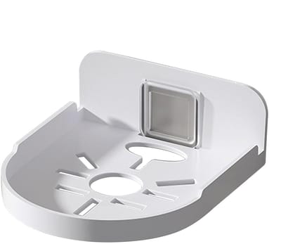 Camerahouder - Bewakingscamera houder - Stabiele montage - Verstelbare hoek - 12 x 95 cm - Wit
