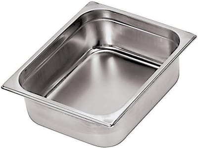 Gastronorm GN 1/2 RVS Schaal 32x26.5 cm Professionele Frituurpan Inzetbak