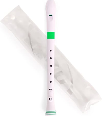 Sopraanblokfluit Nasale Instrument Wit/Blauw voor Beginners