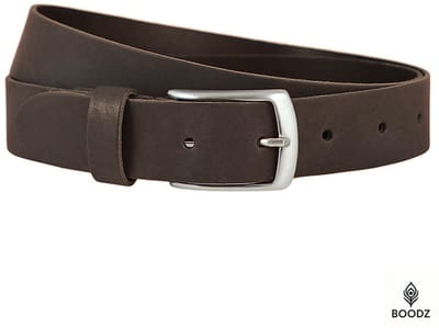 Boodz Leren Riem 3.5 cm Bruin | Maat 95