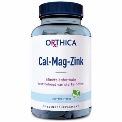 Orthica Cal-Mag-Zink - calcium, magnesium en zink - 180 tabletten