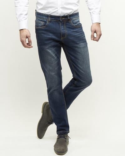 247 Jeans Palm S07 Sand Blasted Medium Blue-32-32