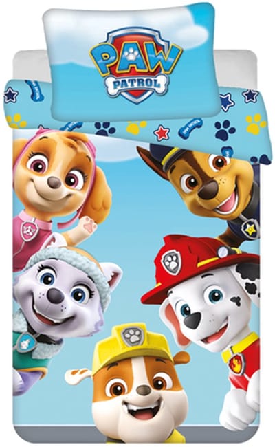PAW Patrol BABY Dekbedovertrek, Heroes - 135 x 100 + 40 x 60 cm - Katoen