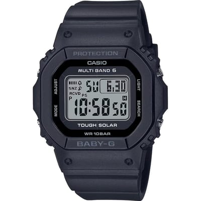 Casio Baby-G BGD-5650-1ER Horloge - Kunststof - Zwart - Ø 33 mm