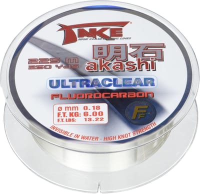 Vislijn Fluorocarbon - Sterke Lijn - Vissen - Bijna Onzichtbaar - 0.18 mm 6 kg - Transparant
