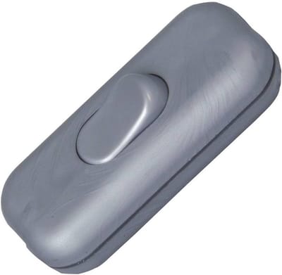 Enkele Snoerschakelaar 250V 6A Zilver