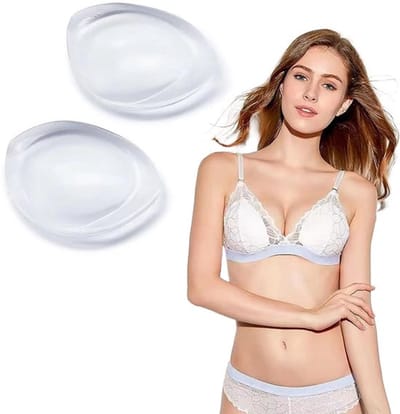 Dailygoods- BH Inserts Waterdichte Push Up Pads - Verhoog uw Cupmaat - Siliconen Inserts - Antislip - Comfortabel - Lichtgewicht - Borstinzetstukken