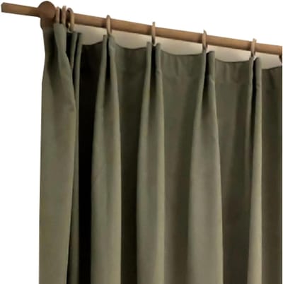 Houten Gordijnroede Set - Raambekleding Staaf - Woondecoratie Ophangen - Verstelbaar Massief Hout - 100-320 cm - Houtkleur