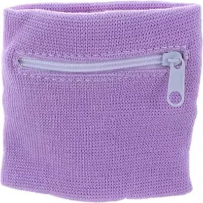 *** Pols Zweetbandje - Rits - 8 x 8 CM - Wrist Sweatband Polsbandje - Met Rits - Voor Sport en Fitness Uitgaan Festival van Heble® ***