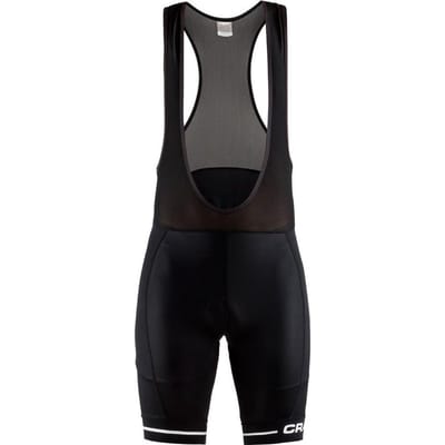 Craft - Maat XL - Rise Bib Fietsbroek Heren - Zwart; Wit
