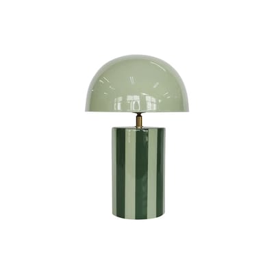 Leitmotiv Tafellamp Rayado - Groen - 25x25x34cm - Modern