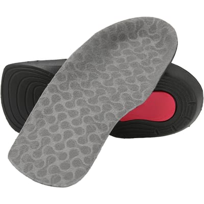 PU Plantar Fasciitis Voet Inlegzolen Pijnverlichting Voetboogsteunen Orthopedische Inzetstukken GrijsM S(for 2-4kg) gray