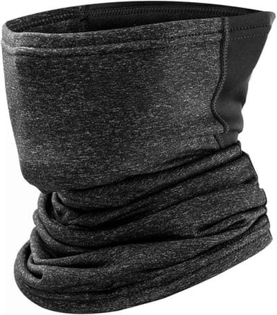 Famanu – Nekwarmer voor winter en outdoor, halve bivakmuts met buisvormige halsdoek, ademend en elastisch