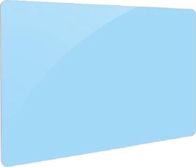Gekleurde PVC kaart - licht blauw