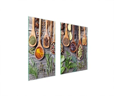 TMK ArtDeko - Snijplank - Gehard Glas - 75x52 cm - Przyprawy