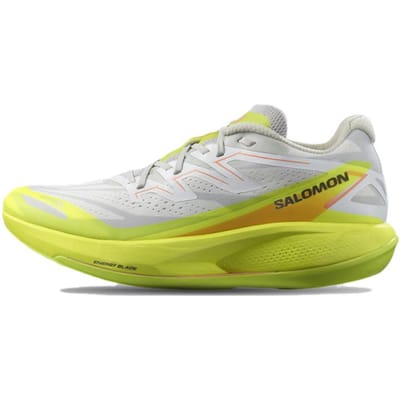 SALOMON Phantasm 2 Stof Ademend Veerkrachtig Lage top Hardloopschoenen Heren 44.5 white