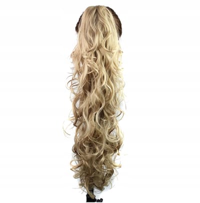 Synthetische Clip-in Paardenstaart 66cm - Krullend, Natuurlijk Uiterlijk