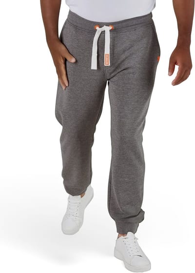 riverso Heren Joggingbroek RIVLino regular/straight Grijs L Volwassenen Sweatpants / Sweatbroek