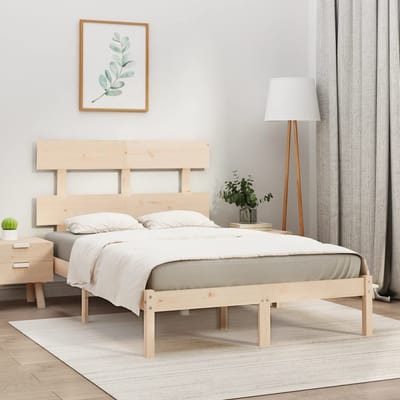 vidaXL - Bedframe - massief - hout - 120x200 - cm