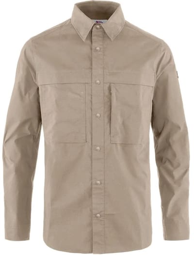 Fjällräven Abisco Trail Overhemd Met Lange Mouwen Beige M Man