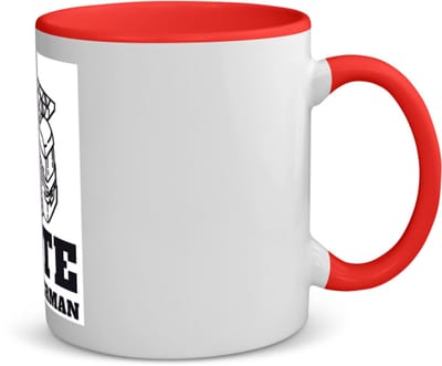 Akyol - beste brandweerman koffiemok - theemok - rood - Beste brandweerman - collega - cadeau - 350 ML inhoud