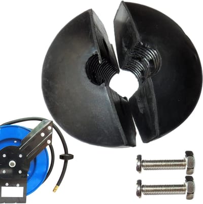 Kogelstop Slanghaspel - Koord Winder - Automatisch Opspoelen - Verstelbare Pad - 113 x 78 x 4 cm - Zwart