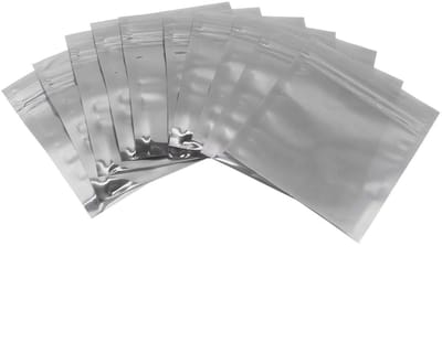 ZEYNOMAX - Antistatische zakken - Herschrijfbare ritssluiting - 8 x 9 cm - Opslag voor elektronische componenten - 100 stuks - Geschikt...
