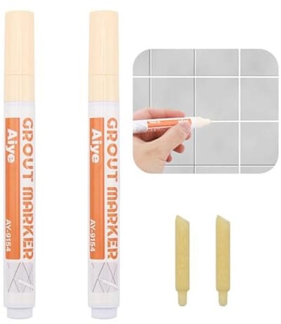 2 stuks waterbestendige voegenstift voor voegenreparatie in keuken en badkamer