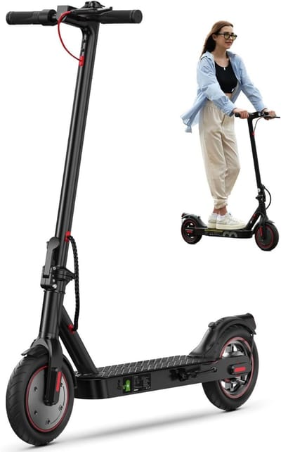 SCH® Elektrische Step voor Volwassenen - Elektrische Step -Zwart- 110cm x 53cm x 15cm
