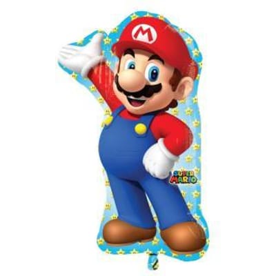 AMSCAN - Aluminium Super Mario videogame ballon - Decoratie > Ballonnen