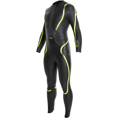 Speedo Triathlon Elite E16 Fullsuit Zwart/Geel Heren Wetsuit 8 10459A599