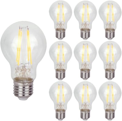 LED line LITE LED Filament Lamp A60 E27 - 7W (vervangt 70W) - 840lm - Ø60mm - 230V - Dimbaar - Energiezuinig - 10 stuks