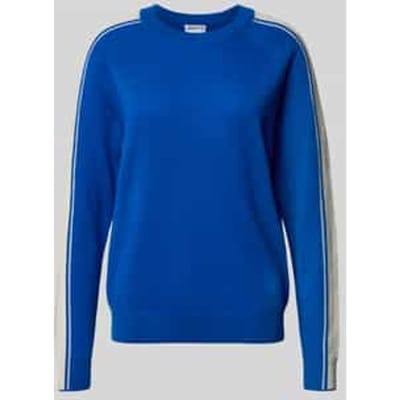 Gebreide pullover van kasjmier met contraststrepen