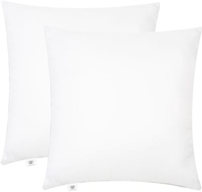 Set van 2 vierkante sierkussens 45x45 cm - Polyester vulkussens voor bank en bed