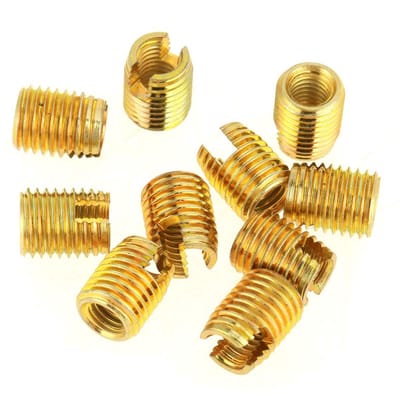 Dailygoods- Schroefdraadinzetstukken 50 Stuks - Zelftappende/Inzetstukken - Moeren Combinatieset - Schroefdraad Reparatie - M3/M4/M5/M6/M8/M10/M12 - Sterke Trillingsbestendigheid - Schroefdraadmoeren