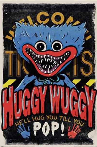 Poster Poppy Playtime - Huggy Wuggy 61x91,5cm