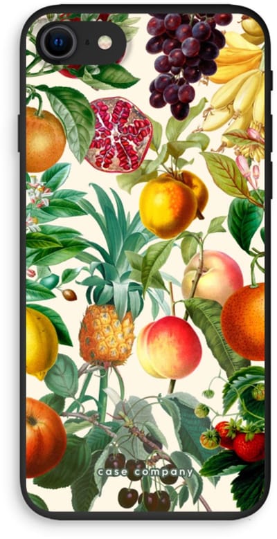 Case Company® - Hoesje geschikt voor iPhone 8 hoesje - Classic Flora - Biologisch Afbreekbaar Telefoonhoesje - Bescherming alle Kanten en Schermrand