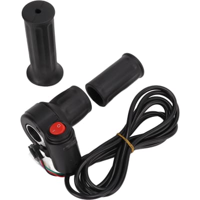 12V?99V Elektrische Fiets Gesplitste Handgreep Duurzame Elektrische Fiets Halve Draai Gashandgreep black